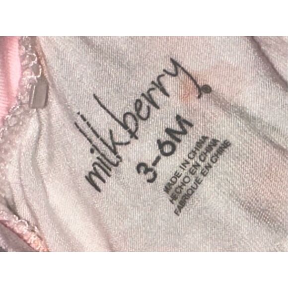 MIlkberry Bamboo Baby One-piece Sleeper Pajamas Soft Sleeper One Piece 3-6 month - Picture 5 of 5